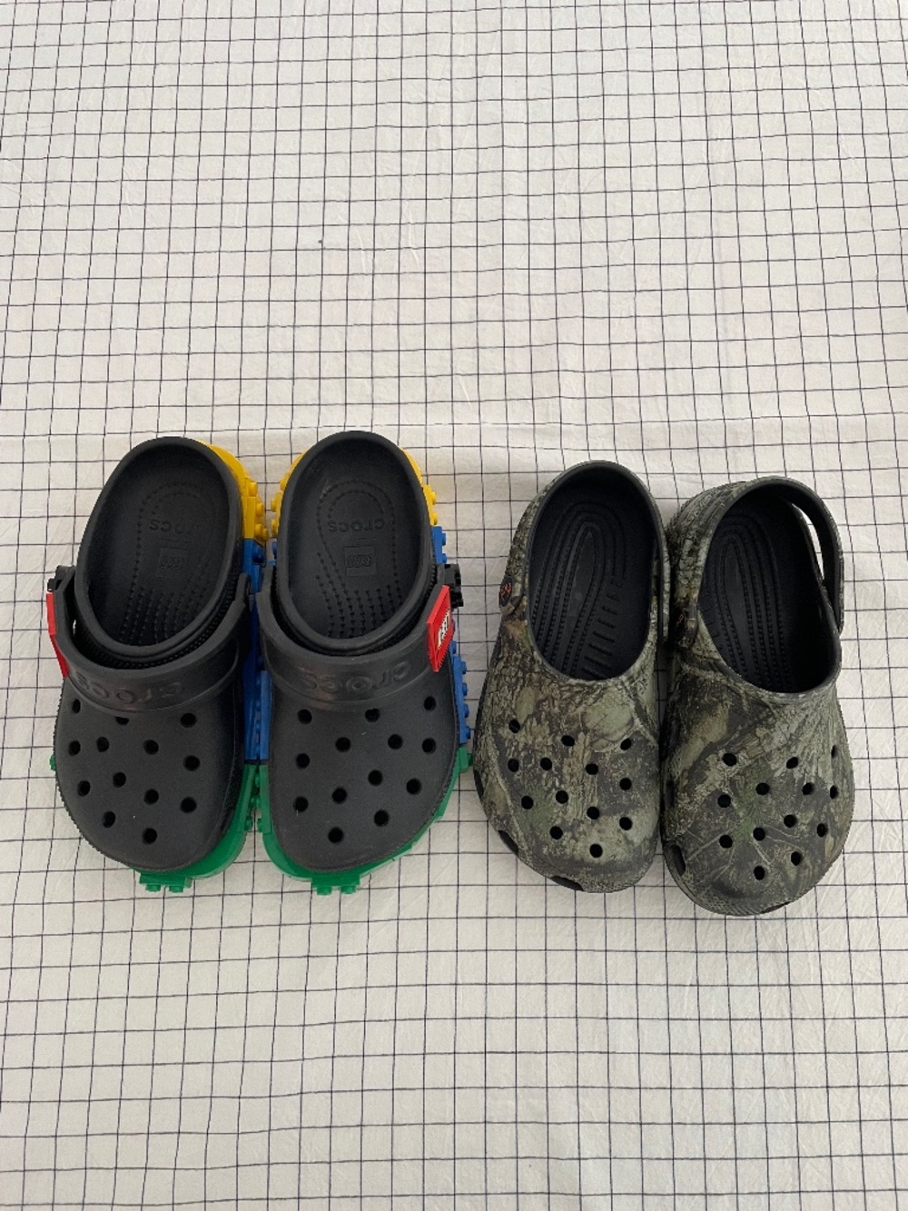 Lego & Real Tree Camo Crocs ~ Size 1